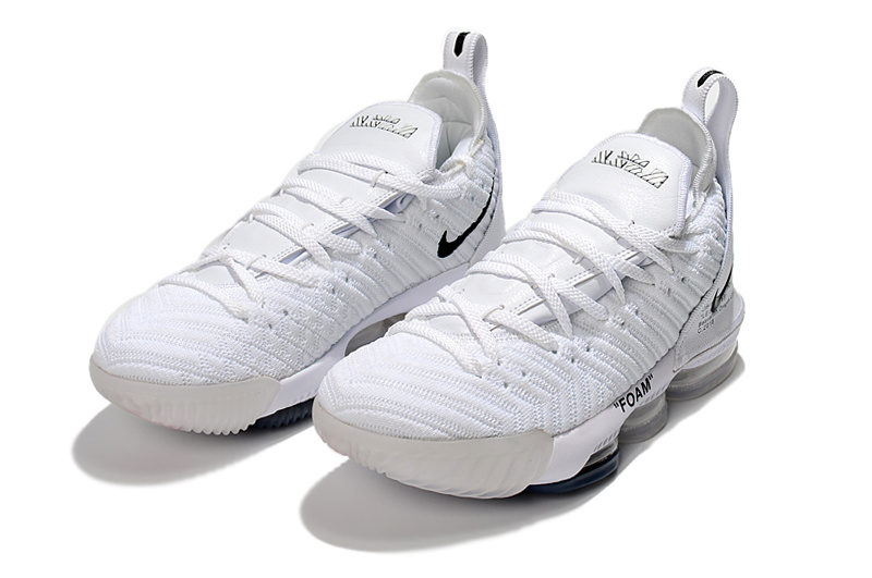 lebron james 16 white